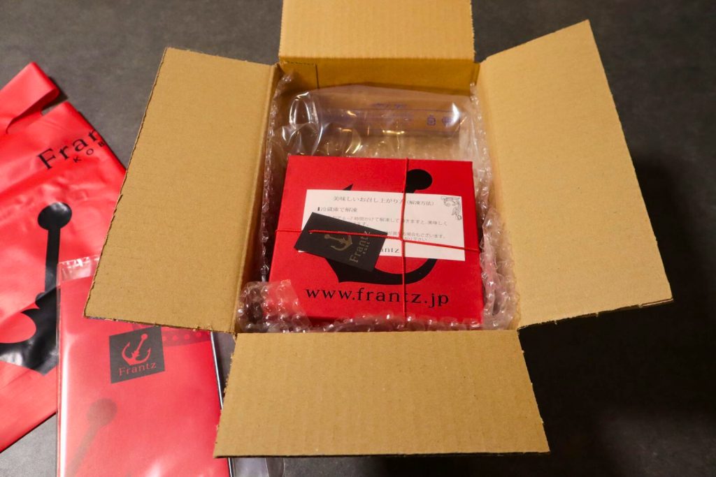 神戸フランツはふるさと納税でも丁寧に梱包されて届きました