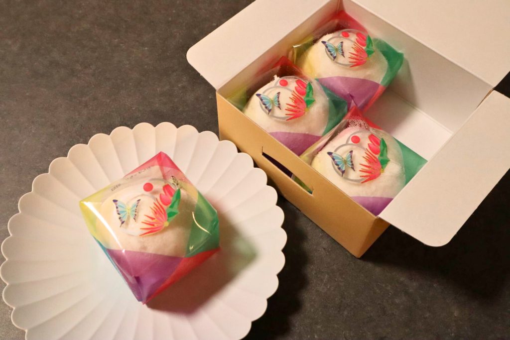 祇園ぽっちり 化粧箱と個包装