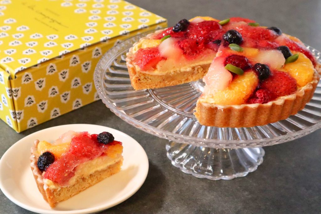 ア・ラ・カンパーニュのフルーツタルト 断面