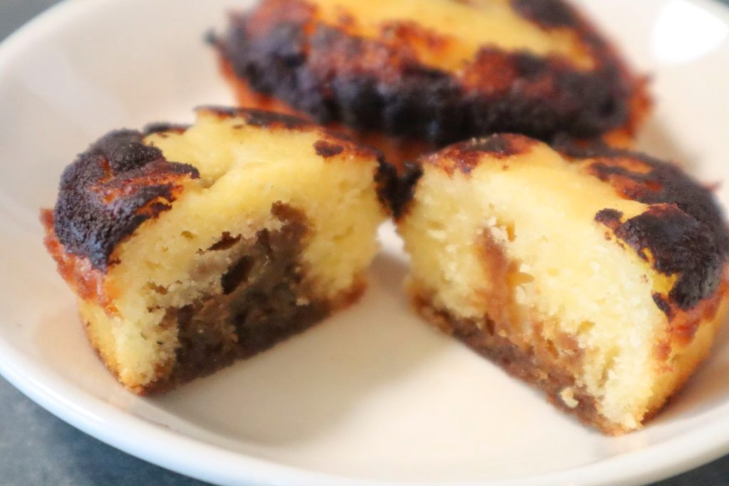 焼きティラミスの断面